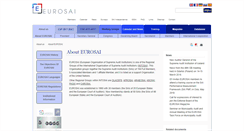 Desktop Screenshot of eurosai.org